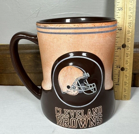 Cleveland Browns Coffee Mug Cup NFL Brown Official Merchandise 2011 Ships Free! Cover