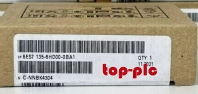 New Siemens 6ES7135-6HD00-0BA1 /6ES7 135-6HD00-0BA1 Analog Output Module - Image 1 of 3