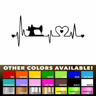 Наклейка стикер Heartbeat Lifeline для дома автомобиля окна стены двери ноутбука Mac - Изображение 1 из 4