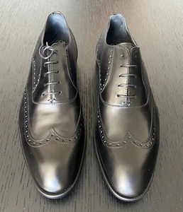 Roberto Cavalli Men's Black Leather Lace Up Oxfords Shoes Euro Size 41 (US 8) - Picture 1 of 6