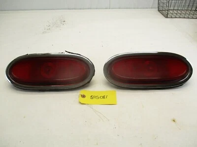 1959 Pontiac Catalina Wagon Taillights Tail Lights L&R OEM - Image 1 of 4