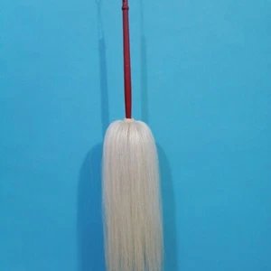 Budista Taoísta Real Cabello de Caballo Mosca Baño Swatter Cola de Caballo Tai Chi TV utilería - Imagen 1 de 6