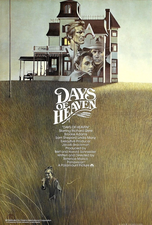 Days Of Heaven movie poster print : 11 x 17 inches Richard Gere, Brooke Adams