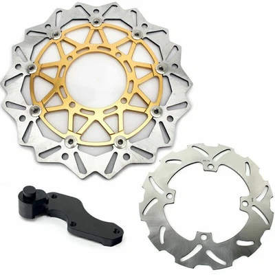 For Kawasaki KX250F 2004 05 Oversize Brake Disc Rotors Bracket KX125 KX250 03-05 - Image 1 of 4