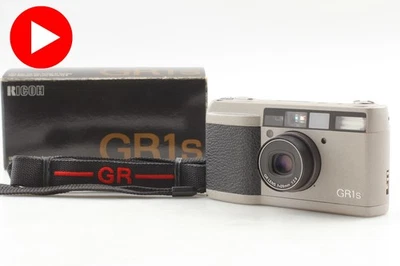 READ! [Near MINT In Box] Ricoh GR1s Silver Point & Shoot Film Camera From JAPAN - Image 1 of 4