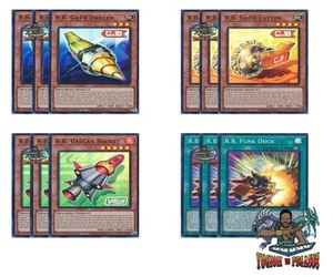 Yugioh! R.B. VALCan Rocket Ga10 Cutter Driller Funk Dock Deck DUAD 1st Ed NM - Picture 1 of 1