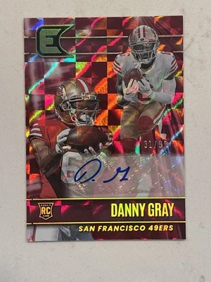 2022 Panini Chronicles Essentials Danny Gray Rookie Autograph #31/99 - Image 1 of 2
