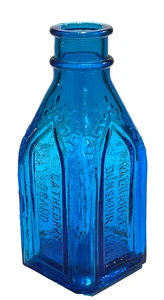 Wheaton Chief Wahoo Tónico Eléctrico COBALTO Walbridge Dunsmuir BOTELLA CAL De Colección - Imagen 1 de 7
