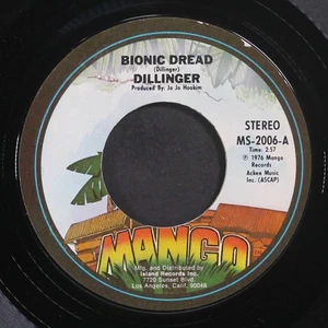 DILLINGER: bionic dread / eastman skank MANGO 7" Single 45 RPM - Picture 1 of 2