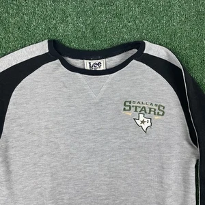 Dallas Stars Shirt Erwachsene Large grau langarm NHL Vintage Herren - Bild 1 von 9