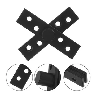  4 Stück Edelstahl versteckte drehbare Türscharniere: 360 ° unsichtbare Mittelwelle - Bild 1 von 17