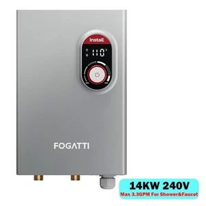 Electric Tankless Water Heater 14KW 240V Instant Hot Boiler Shower Whole House - Picture 1 of 10