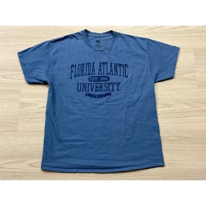 MV Sport FAU Owls Florida Atlantic University Size XL Blue Short Sleeve - Picture 1 of 3
