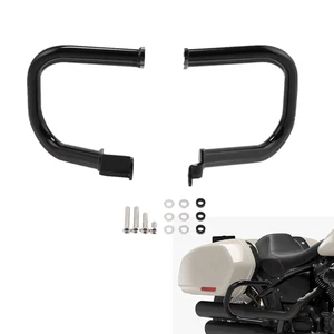 Saddlebag Support Guards For Harley Low Rider El Diablo FXRST 22 S FXLRS 20-24 - Foto 1 di 13