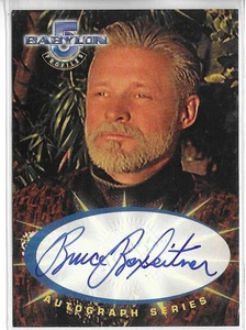 Babylon 5 Profiles Autograph card SA1 Bruce Boxleitner - Picture 1 of 1