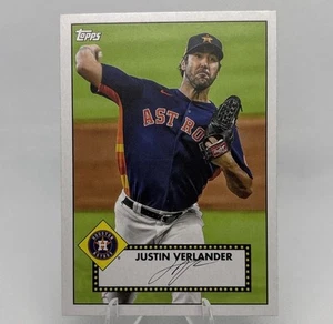 2021 Topps 1952 Topps Redux #T52-16 Justin Verlander MLB Houston Astros Baseball - Picture 1 of 2