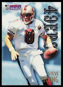 1997 Pro Line Memorabilia Steve Young #MEM44 FOOTBALL CARD San Francisco 49ers - Picture 1 of 2