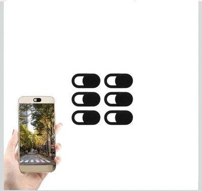 6pc Webcam Cover Slim Slider Camera Shield Privacy Protect Sticker For Devices - Image 1 of 4