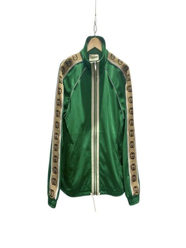 GUCCI Altri 20SS Giacca Maglia Tecnica Oversize XS Poliestere Verde Usata