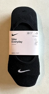 Neu in Verpackung ~ Nike 3 Paar Footie Socken ~ NO SHOW-Futter Herren 6-8 Damen 6-10 DRI-FIT 3 Farben - Bild 1 von 6