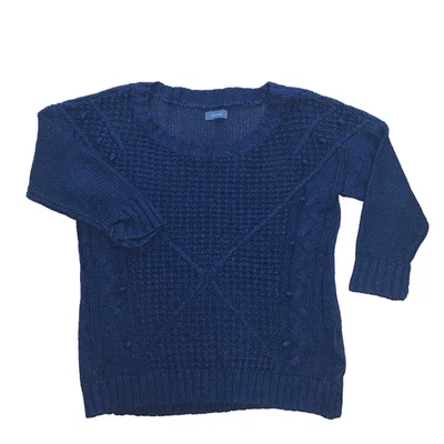 C&A Yessica Strickpullover 3/4-Arm dunkelblau Damen Gr. M 39 - Bild 1 von 2