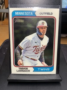 2023 Topps Heritage High Number - Trevor Larnach #554 Chrome /999 - Bild 1 von 3