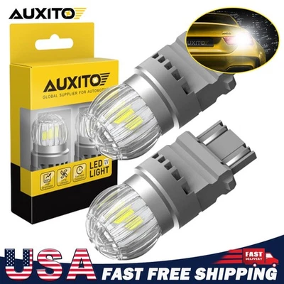 AUXITO 3157 LED 3156 6500K Blanco Respaldo Bombillas Inverso Lámpara Trasera Plug&Play Foto 1 de 4