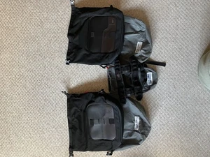 One Pair of Givi CRM106 13 Litre Panniers and CRM105 Saddle Strap - Picture 1 of 2