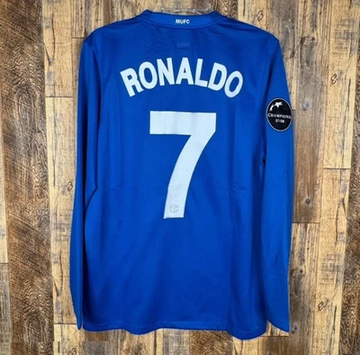 Manchester United 2008-09 Third Long Sleeve Soccer Jersey RONALDO #7 Nike Men M - Image 1 of 4