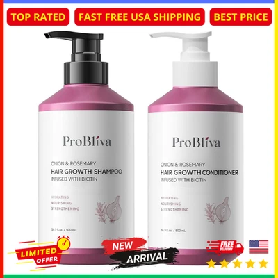 ProBliva Onion Shampoo & Conditioner Set Hair Growth - Biotin & Rosemary Extract - Image 1 of 4