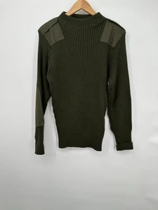 Militär Pullover Herren Grün Wolle Kommando Handschuhe Nits Saylor Collection Army - Bild 1 von 8