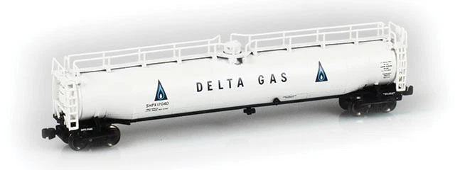 AZL Z Scale 91337-1 33,000 LPG Propane Tanker Delta Gas SHPX Tank Car #17040 - Image 1 of 1