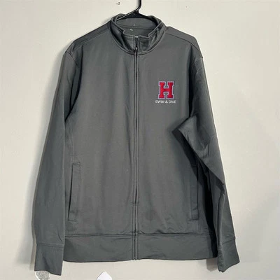 Chaqueta Sport-Tek Unisex Cremallera Completa L Gris Natación y Buceo Logo Informal Sólida Foto 1 de 4
