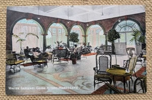 Harrogate Cairn Hydro Winter Gardens Interior, Yorkshire, W.H.S Postcard - Picture 1 of 2