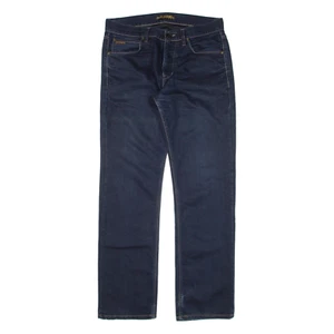 Pantalones de mezclilla HERMES para hombre azules sueltos rectos W34 L32 - Imagen 1 de 8