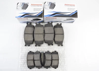 Pastillas de freno delanteras y traseras de cerámica completa Asianautos para Kia Rio5 2006-2011 Foto 1 de 3