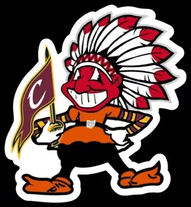 PEGATINA DE VINILO TODO EN UNO de Cleveland - Browns Indians Chief Wahoo Brownie Cavs - Imagen 1 de 1