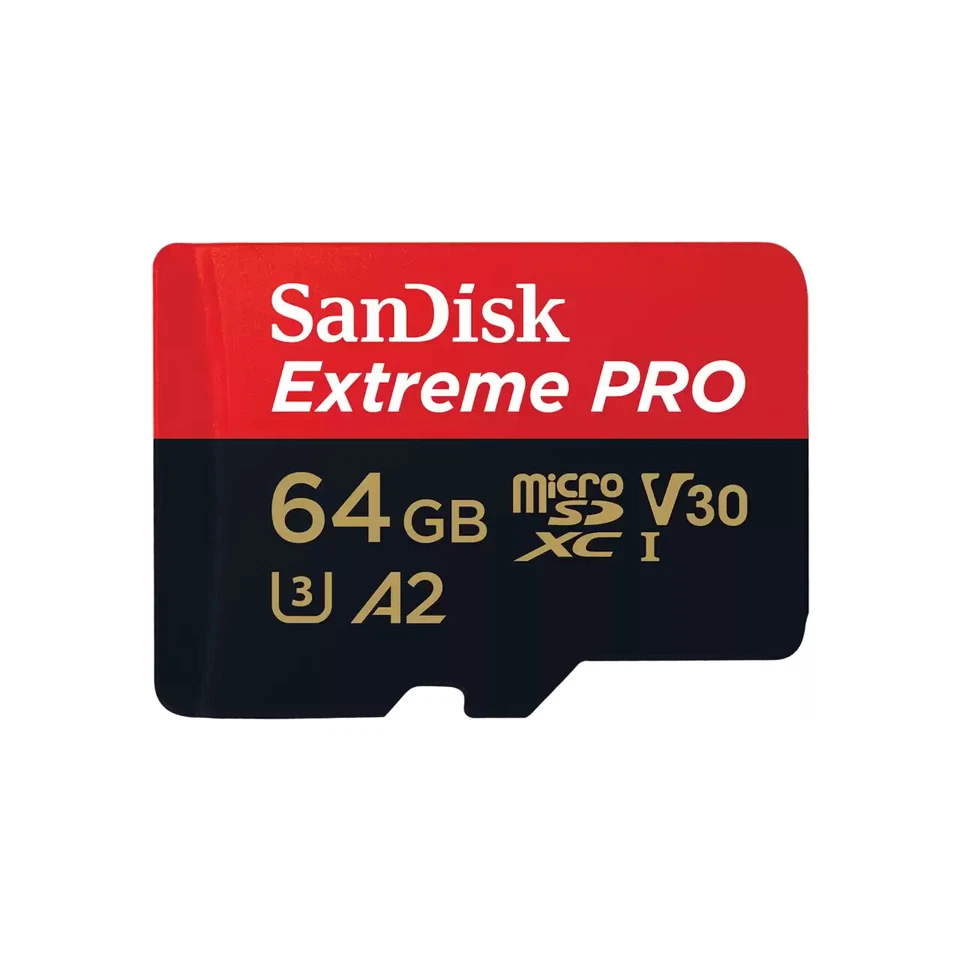 SanDisk Extreme PRO 64 GB MicroSDXC UHS-I Class 10 - Image 1 of 1