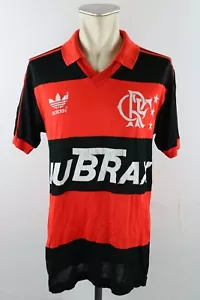 Flamengo C.R. Gr. L 1987-88 adidas #9 Lubrax vintage Jersey Brasilien Brazil - Picture 1 of 8