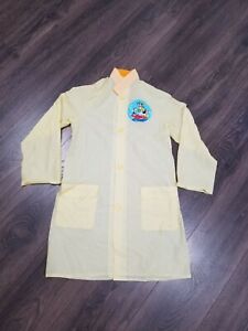 Vintage Disney Water Repellent Mickey Mouse Raincoat Jacket Kids poncho yellow 