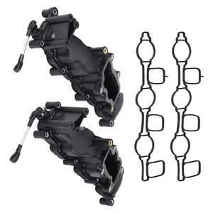 Left & Right Intake Manifold for Audi A8 VW Touareg 3.0 TDI 2002-2010 059129712 - Picture 1 of 12