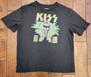 Womens Hot In The Shade KISS Tour Replica Oversized Graphic SS T-Shirt-Various  - Picture 1 of 6