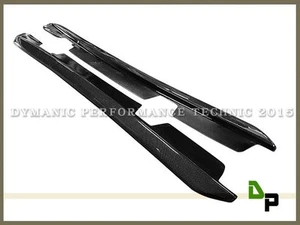 JPM Style Carbon Fiber Side Skirts Add-on Lip for 05-13 Corvette C6 ZR1 Z06 only - Picture 1 of 2