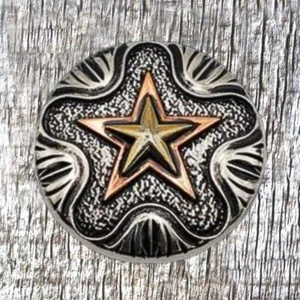 Western Canyon Star 1-3/4 Inch Concho CON906-C - Picture 1 of 3