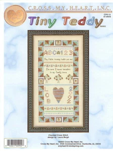 Kleines Teddy Kreuzstichmuster - Laura Bergh - Cross My Heart - Sampler - Bild 1 von 4