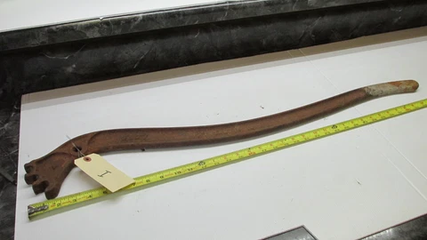 Antique Cast Iron Well Water Pump Handle Pat 1912 LOT  I Cover