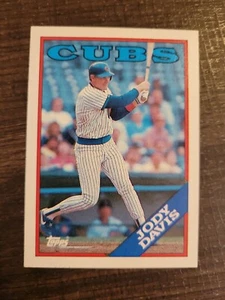 Tarjeta de béisbol Jody Davis #615 1988 Topps LP Cubs - Imagen 1 de 2