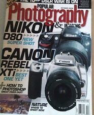 Popular Photography Magazine Nikon D80 Canon Rebel October 2006 072017nonrh