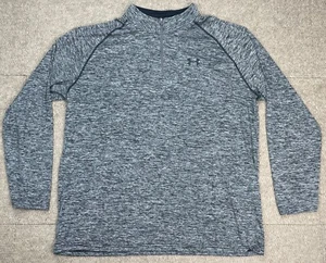 Under Armour Heat Gear Loose 1/4 Zip Men's Long Sleeve Pullover Size 2XL - Picture 1 of 12