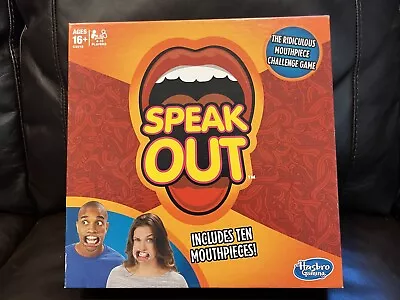 Speak Out Board Game Family Ridiculous Mouthpiece Challenge Hasbro - Image 1 of 2